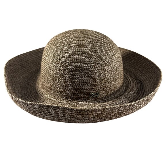 Betmar Hat Roll Up Brim Sun Hat Natural Summer Garden Outdoor Size 28 or 8 7/8 - Picture 1 of 7